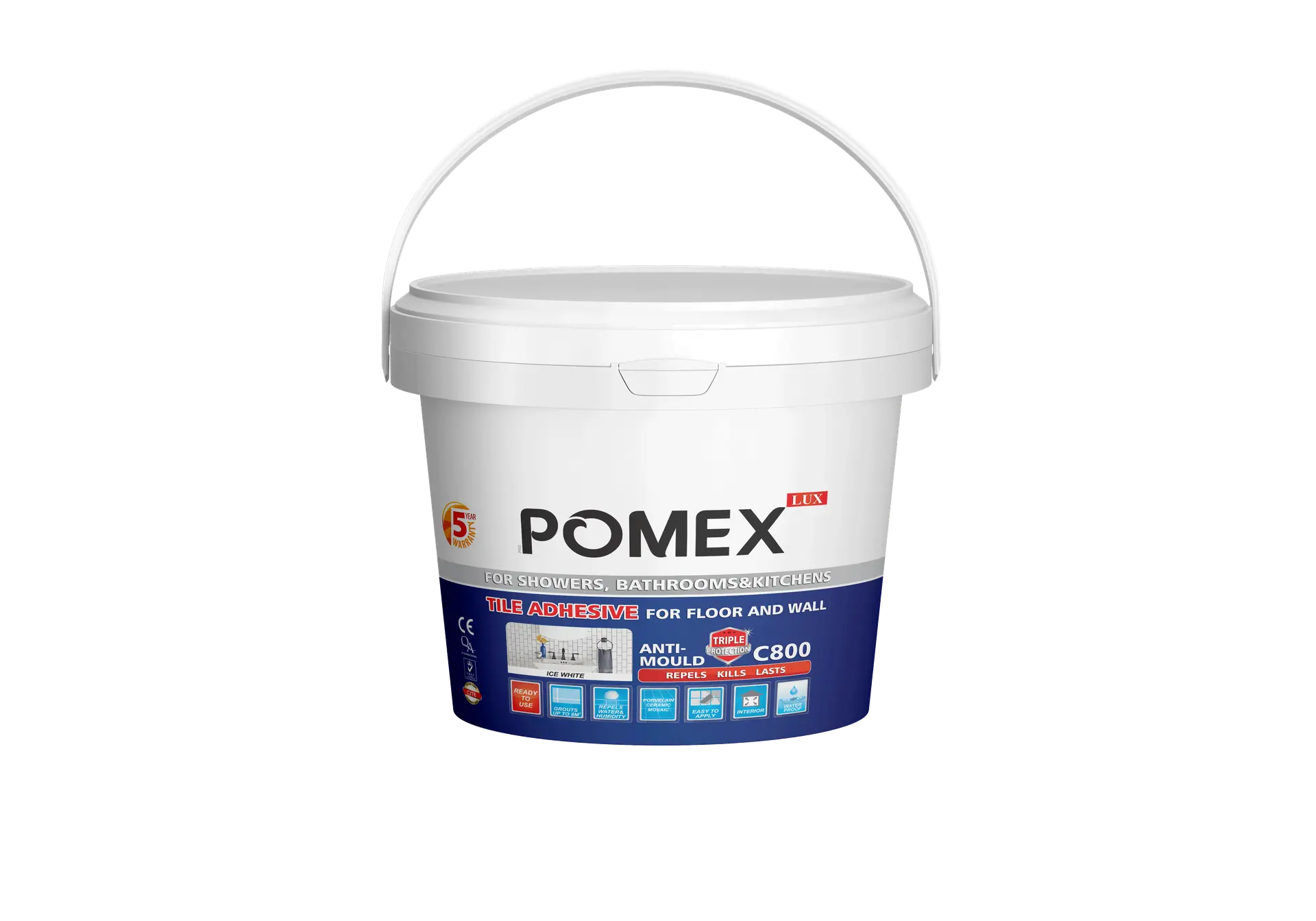 چسب کاشی خمیری پومکس C800